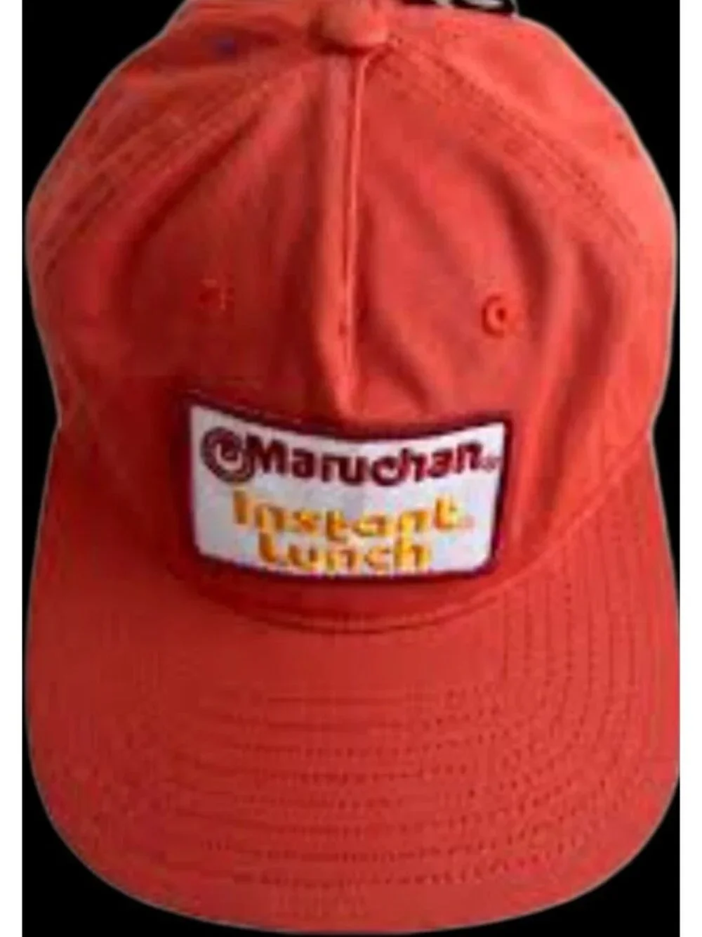 Maruchan Ramen Instant Lunch Snapback Men’s Hat Burnt Orange NEW